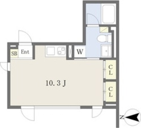 ＣＯＺＹ菊井の物件間取画像